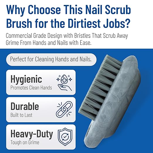 SPARTA 5 Inch Hand and Nail Brush - Image 3