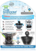 TubShroom Tub Drain Hair Catcher Combo Pack by TubShroom