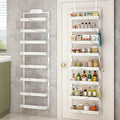 bukfen Over the Door Pantry Organizer, 8-Tier Adjustable Basket Kitchen Pantry by bukfen