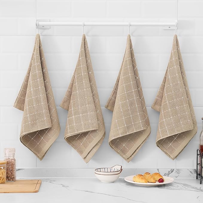 Mordimy 100% Cotton Terry Cloth Kitchen Towels, Super Soft and Absorbent Dish - Image 9