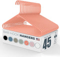 Neaties Plastic Hangers 45 Pack – Made in The USA – 6lb Capacity Standard by NeatiesHangers