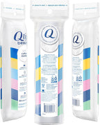 Q-Tips Beauty Luxe Cotton Rounds 80 Count 4-Pack – Hypoallergenic Makeup - Image 2
