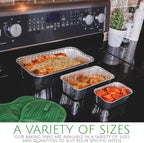 PLASTICPRO [3 Lb 10 Pack Disposable Loaf Pans Aluminum Tin Foil Meal Prep - Image 8