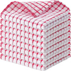 Kitinjoy Cotton 8 Pack Terry Kitchen Dish Cloths, 12 x 12 Inches Super Soft and by Kitinjoy
