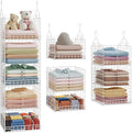 5 Tier Hanging Closet Organizer Separable Hanging Closet Shelves by Yuyetuyo