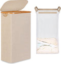 65L Slim Laundry Hamper, Narrow Laundry Basket by iEGrow