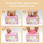 Microfiber Cleaning Cloth, Lint-Free Shop Towels Reusable, Bulk Rags in a Box - Image 5