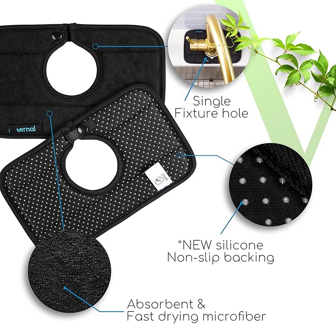 The Original Ternal Sinkmat Drip Catcher & Splash Guard, Faucet Mat - Image 3