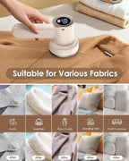 Fabric Shaver Fuzz Remover Rechargeable, HOMEASY Electric Lint Remover Shaver - Image 4