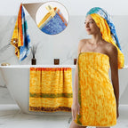 SEMAXE Luxury Bath Towel for Bathroom, 100% Cotton Towel - Image 2