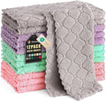 Homaxy 12 Pack Kitchen Dish Cloths, Super Soft and Absorbent Coral Velvet Dish by Homaxy