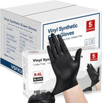 Schneider Vinyl Synthetic Exam Gloves, 4 Mil, Latex Free Disposable Gloves by Schneider