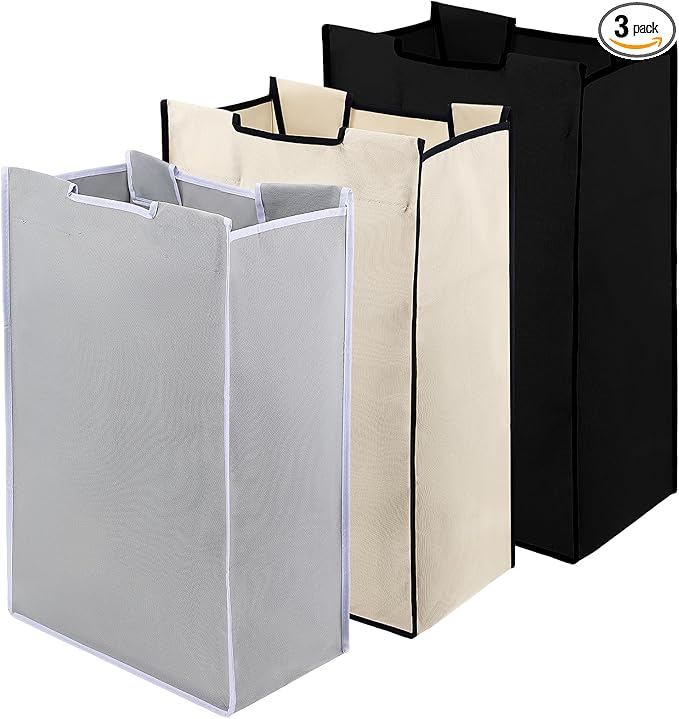 3 Pack Large Laundry Sorter Replacement Bags, 600D Oxford Cloth, Waterproof by Unknown