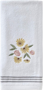 SKL Home by Saturday Knight Ltd. Tossed Flowers Hand Towel - Image 3
