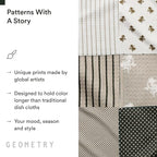 GEOMETRY Dishcloth – Evergreen Collection – Quick-Dry, Ultra-Absorbent - Image 5