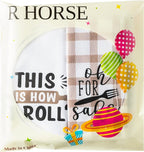 R HORSE 5Pcs Funny Kitchen Dish Towel Set Absorbent Quick Dry Cloth Dish Tea - Image 7