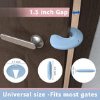 Door Pinch Guard and Door Slam Stopper, Durable Silicone Door Finger Pinch Guard - Image 5