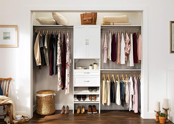 ClosetMaid SuiteSymphony Wood Closet Organizer Starter Kit - Image 12