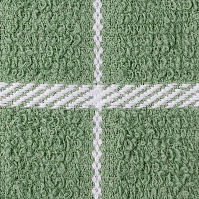 Ritz Premium 100% Cotton Terry Check Kitchen Dish Towels - Image 3