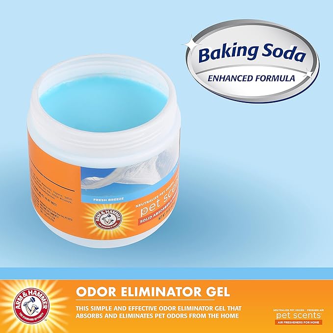 Arm & Hammer Pet Scents Gel Odor Eliminator, Solid Baking Soda Deodorizer - Image 2