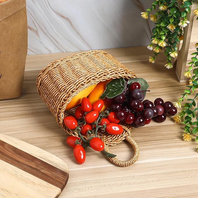 Cabilock Woven Hanging Storage Basket - Image 3