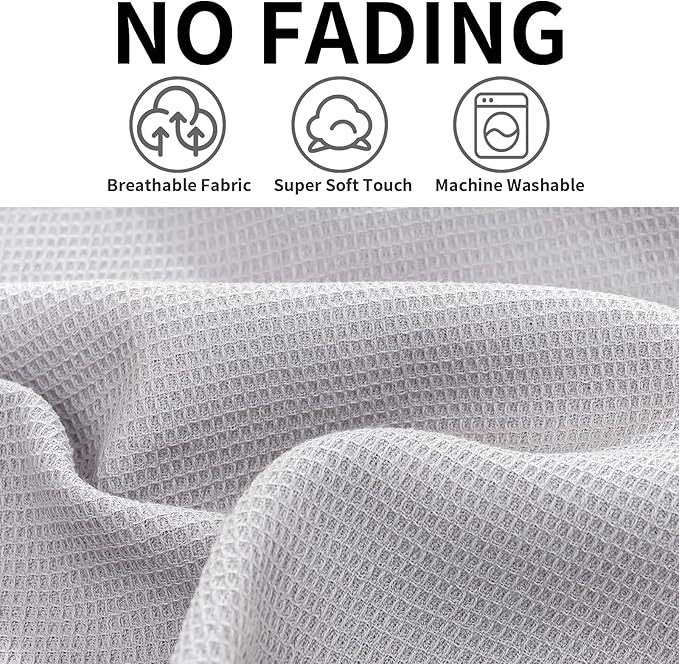 QUILTINA Dish Towels Set, 100% Cotton Waffle Weave Kitchen Towels 6 Pack - Image 6