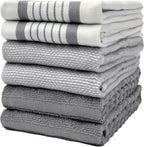 Premium Kitchen Towels | Large Cotton Dish Towels | Flat & Terry Highly by BumbleTowels