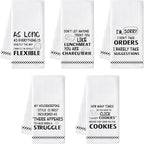 R HORSE Funny Saying Kitchen Dish Towels by RHORSE