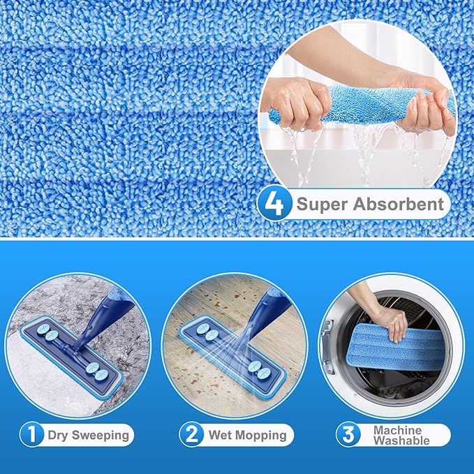 Microfiber Hardwood Floor Mop - Image 3