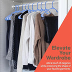 Plastic Clothes Hangers – Heavy Duty Hanger Set, - Image 2