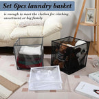 Zopeal 6 Pack Popup Laundry Hamper 13 Inch Collapsible Laundry Baskets - Image 5