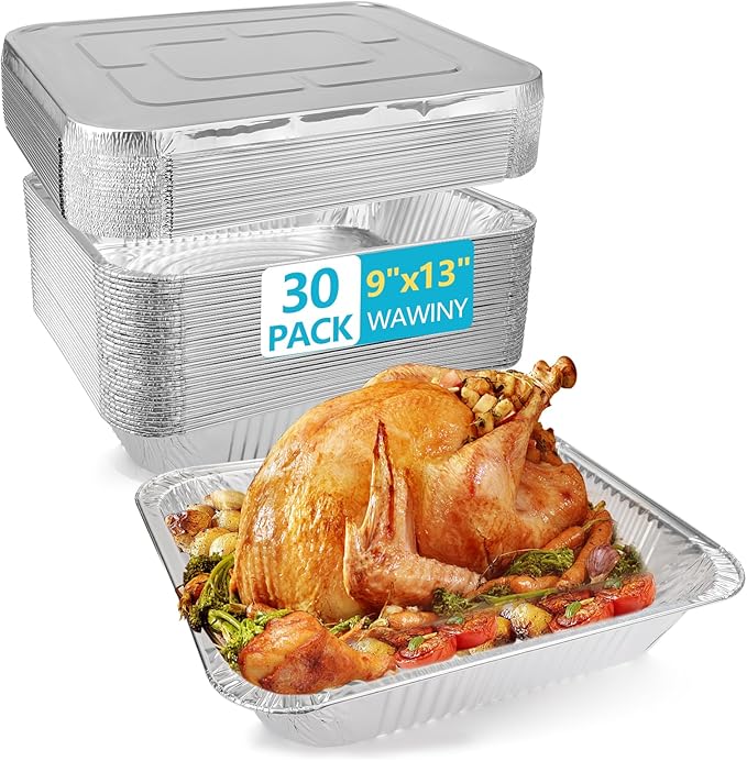 9x13 Thickened Aluminum Foil Pans by WAWINYAirVentFilters