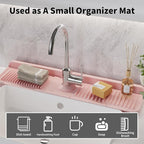 WAFT YEARN 24X5 Inch Silicone Durable Faucet Mat Kitchen Sink Splash Guard - Image 5