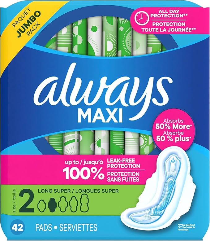 Always Maxi Feminine Pads with Wings - Image 10