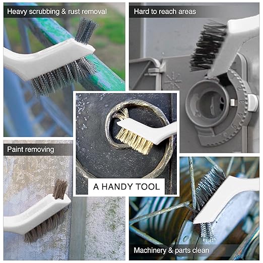 Wire Brush Set 3Pcs - Image 7