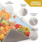 Autumn Pumpkin Red Truck Dish Drying Mat - Image 4
