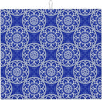 Chinoiserie Blue and White Floral Dish Drying Mats by Unknown