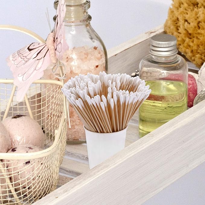 Gmark 500pcs Count 6" Cotton Swabs Wooden Sticks Cotton Tipped Applicator - Image 5