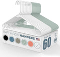 Neaties Plastic Hangers 50 Pack – Made in The USA – 6lb Capacity Standard by NeatiesHangers