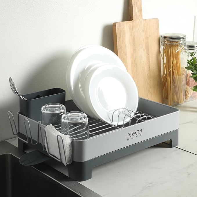 Gibson Home Nestcraft Full Size Rust Resistant Dish Rack - Image 2