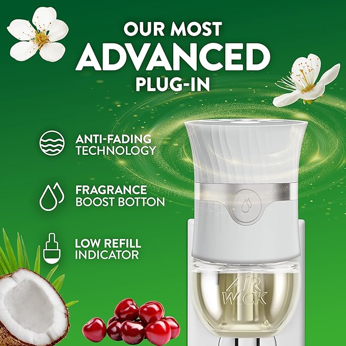 Air Wick Plug in Scented Oil Refill, Paradise Retreat, Air Freshener, Essential - Image 6
