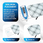 Metal Mesh Panel Tabletop Ironing Board | Foldable Iron Board | Heavy Duty - Image 2