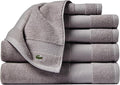 Lacoste Heritage Supima Cotton 6-Piece Towel Set, 2 Bath Towels, 2 Hand Towels by LACOSTE
