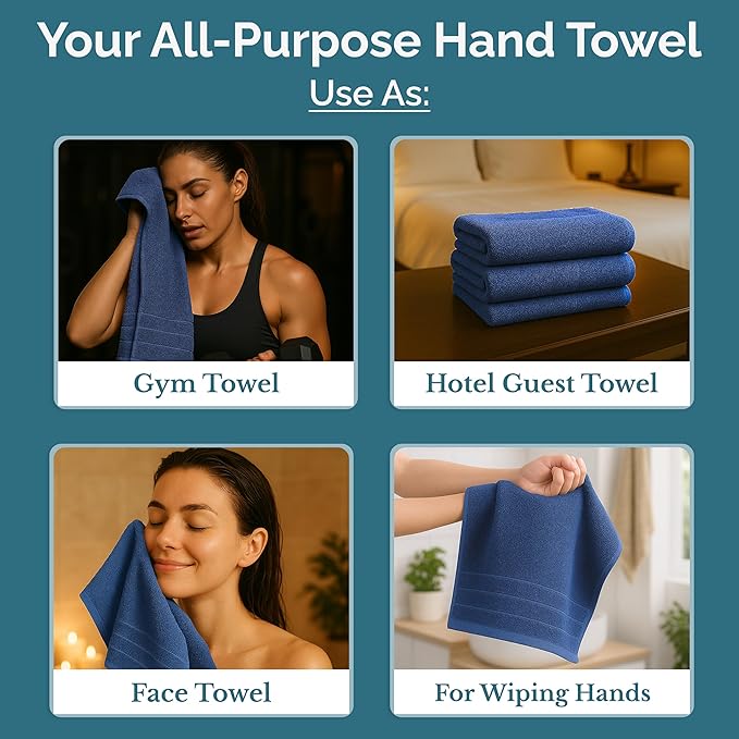 Casa Platino Hand Towels for Bathroom - Image 4