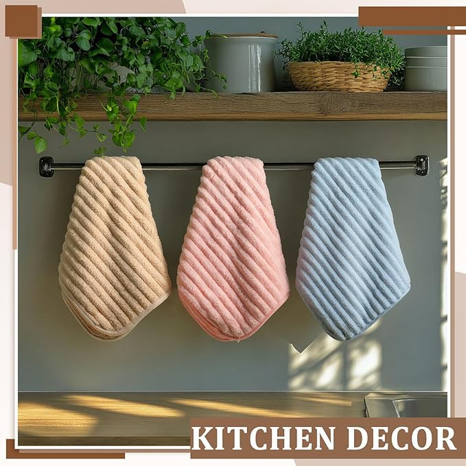 4 Pcs Hand Towel for Bathroom 14 x 30 Inch Neutral Microfiber Quick Dry - Image 6