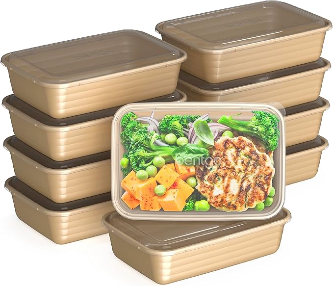 Bentgo Prep - 20-Piece 1-Compartment Reusable Meal Prep Containers by Bentgo