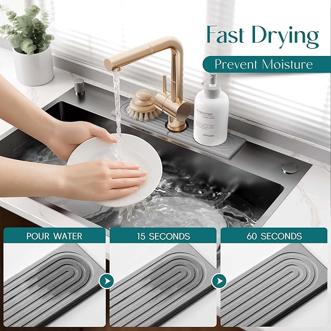 Kitchen Sink Faucet Mat - Image 3