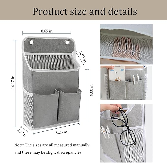 Hanging Storage Organizer, Over The Door Hanging Bags/Wall Baskets Storage - Image 2