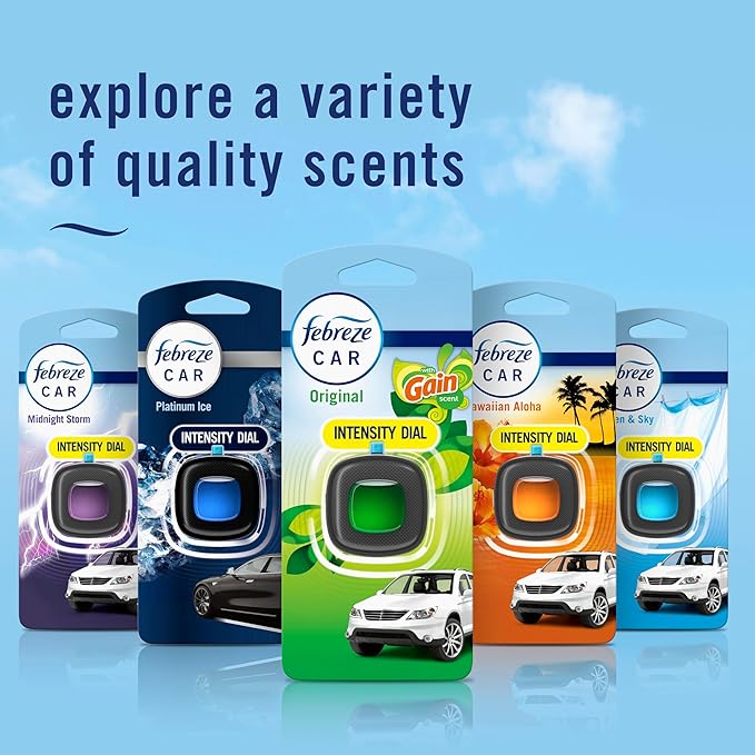 Febreze Car Air Freshener, Odor-Fighting Automotive Vent Clip, Scented Car - Image 8