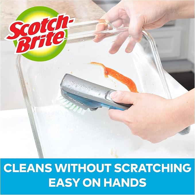 Scotch-Brite Advanced Soap Control Dishwand Brush Refill, 3 Pack - Image 3